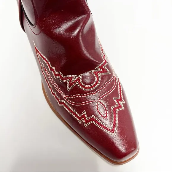 Women’s Red Cowboy Boots Western Cowgirl size EU 38 women’s 7.5