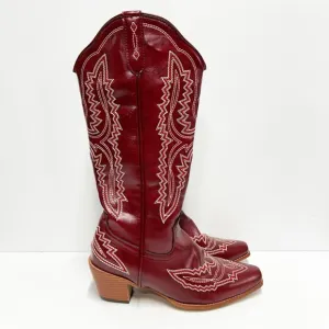 Women’s Red Cowboy Boots Western Cowgirl size EU 38 women’s 7.5