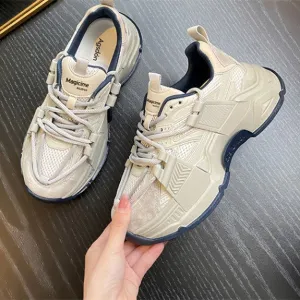 Women's Winter Cotton Sports Shoes - Stylish Leisure Thick Soled Footwear