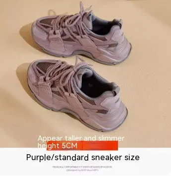Women's Winter Cotton Sports Shoes - Stylish Leisure Thick Soled Footwear