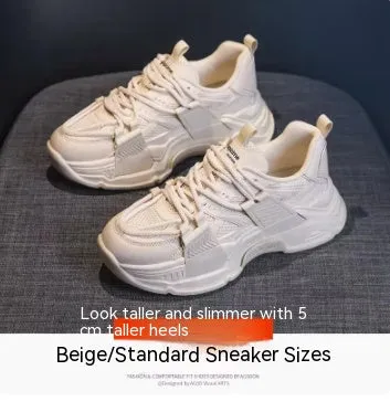 Women's Winter Cotton Sports Shoes - Stylish Leisure Thick Soled Footwear