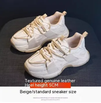Women's Winter Cotton Sports Shoes - Stylish Leisure Thick Soled Footwear