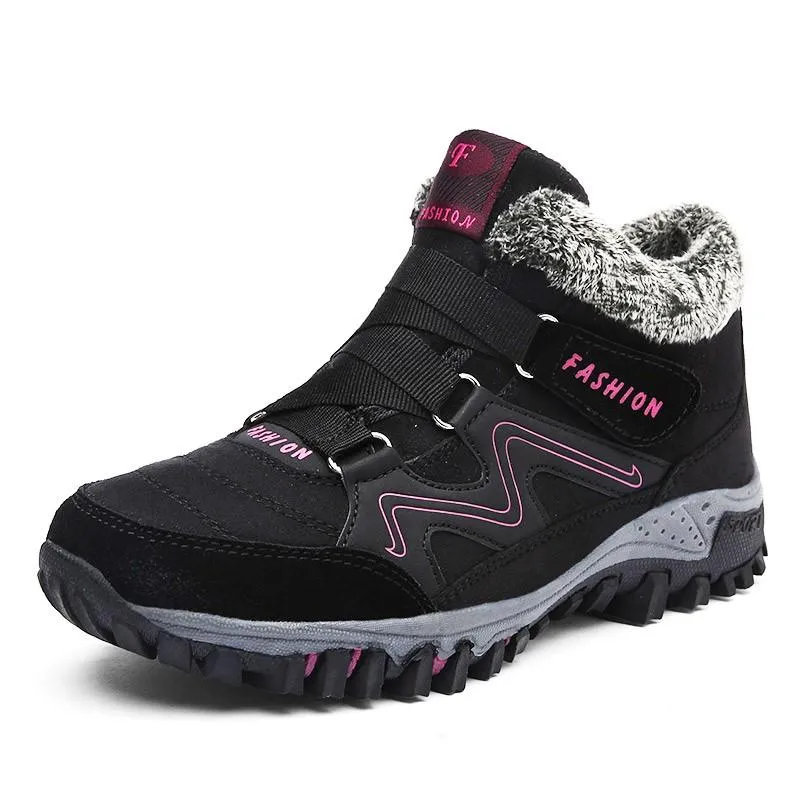 Women's Winter Shoes Thermal Villi Leather