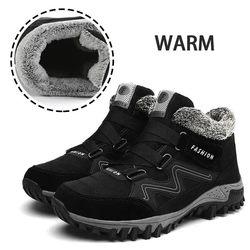 Women's Winter Shoes Thermal Villi Leather