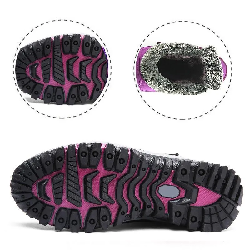 Women's Winter Shoes Thermal Villi Leather