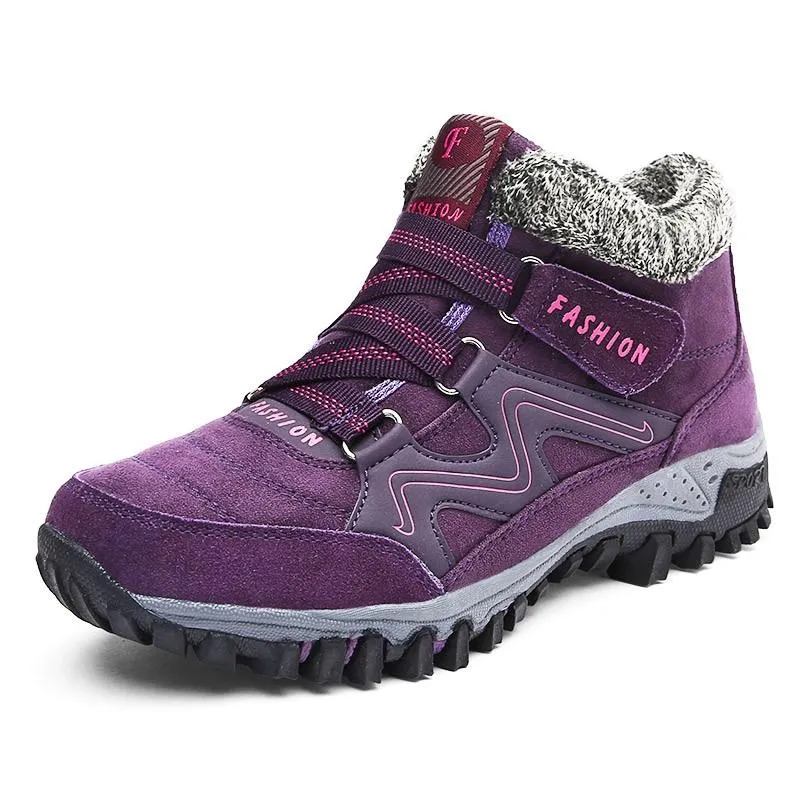 Women's Winter Shoes Thermal Villi Leather