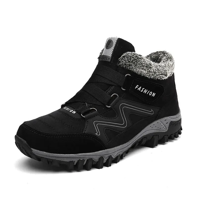 Women's Winter Shoes Thermal Villi Leather