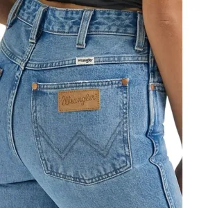 Wrangler Women's Wild West 603 High Rise Distressed Cropped Jeans Size 34x28