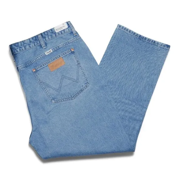 Wrangler Women's Wild West 603 High Rise Distressed Cropped Jeans Size 34x28