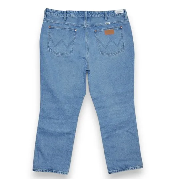 Wrangler Women's Wild West 603 High Rise Distressed Cropped Jeans Size 34x28