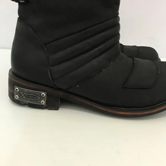 Xelement Black Leather Boots Men’s Size 9.5