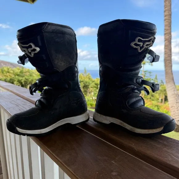 Youth 4 Fox Dirt Bike Riding Boots