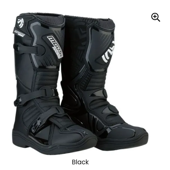 Youth Moose Black M1.3 Boots