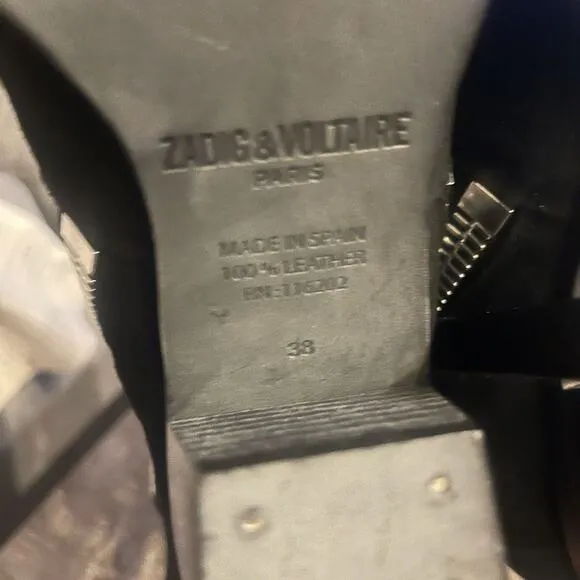Zadig &amp; Voltaire Molly Suede Ankle Boots.