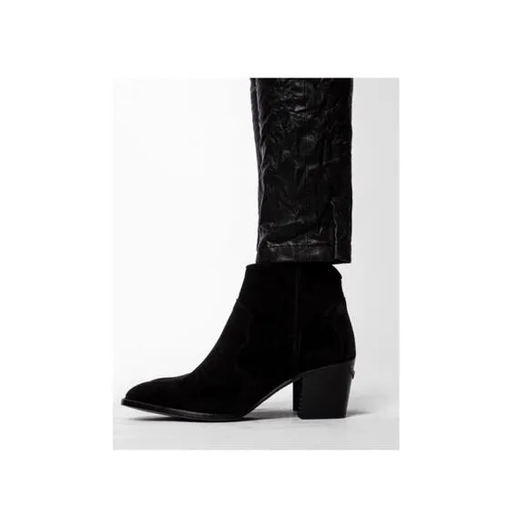 Zadig &amp; Voltaire Molly Suede Ankle Boots.
