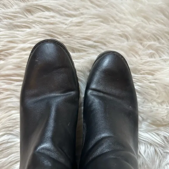 ZARA Heel Ankle Boots Black