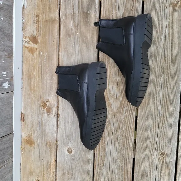 Zara Leather Ankle Boots