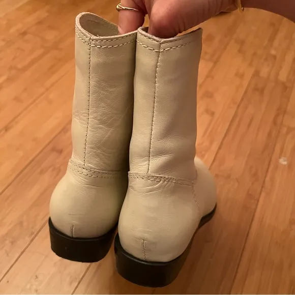 ZARA Leather Cowboy Boots