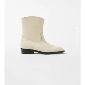 ZARA Leather Cowboy Boots