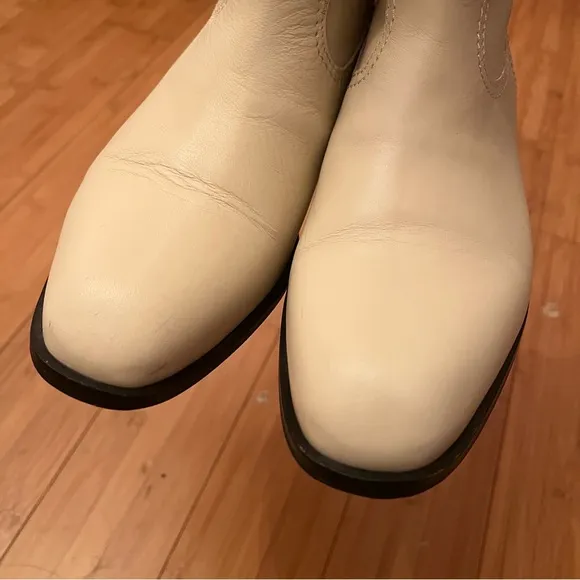 ZARA Leather Cowboy Boots