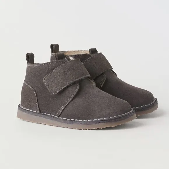 Zara lined suede boots